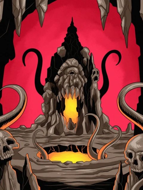 Alternative view of Into Madness Art Canvas Print from Ward TCG