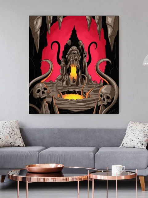 Into Madness Art Canvas Print from Ward TCG