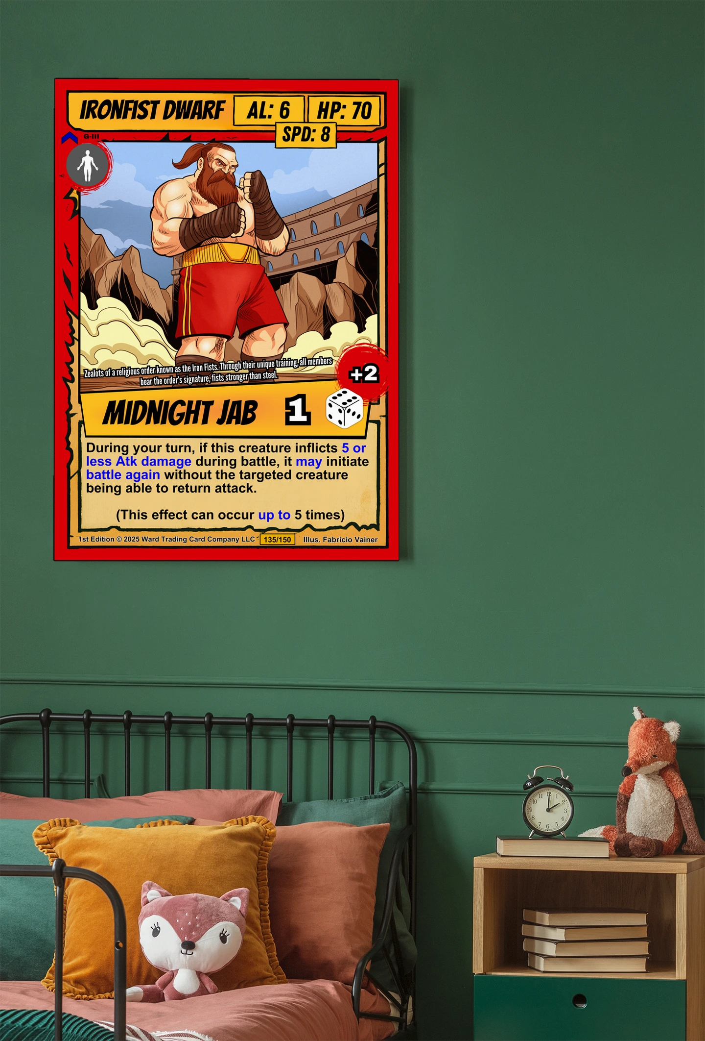 Ironfist Dwarf Gallery Canvas Print from Ward TCG