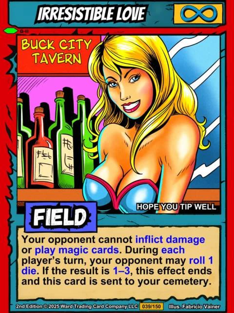 Alternative view of Irresistible Love Canvas Wall Art from Ward TCG