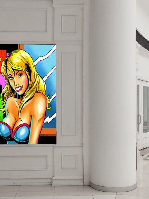 Irrestistable Love Art Canvas Wall Art from Ward TCG