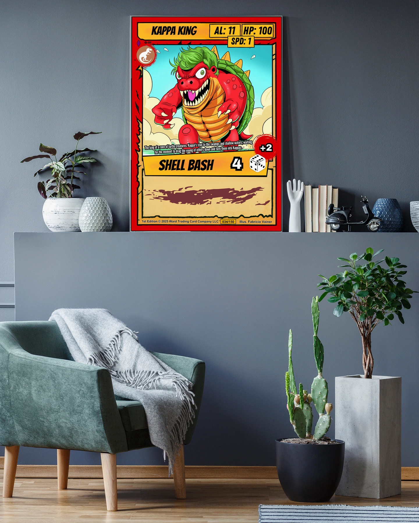 Kappa King Fantasy Canvas Print from Ward TCG - Image 4