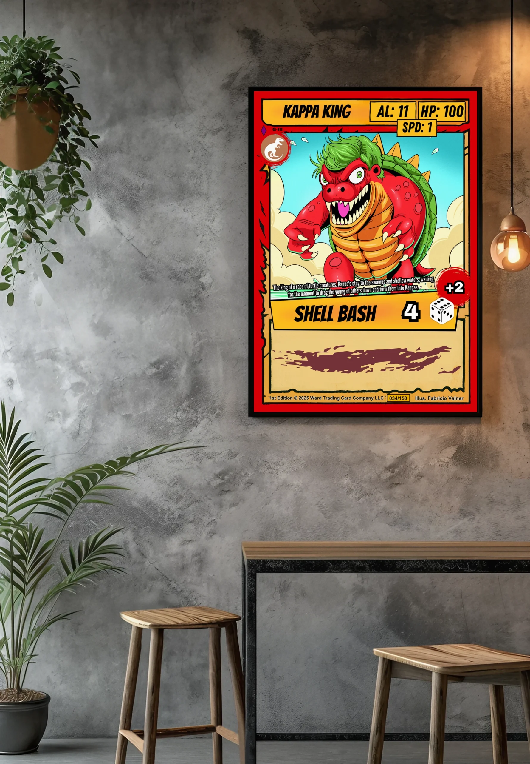 Kappa King Fantasy Canvas Print from Ward TCG - Image 5