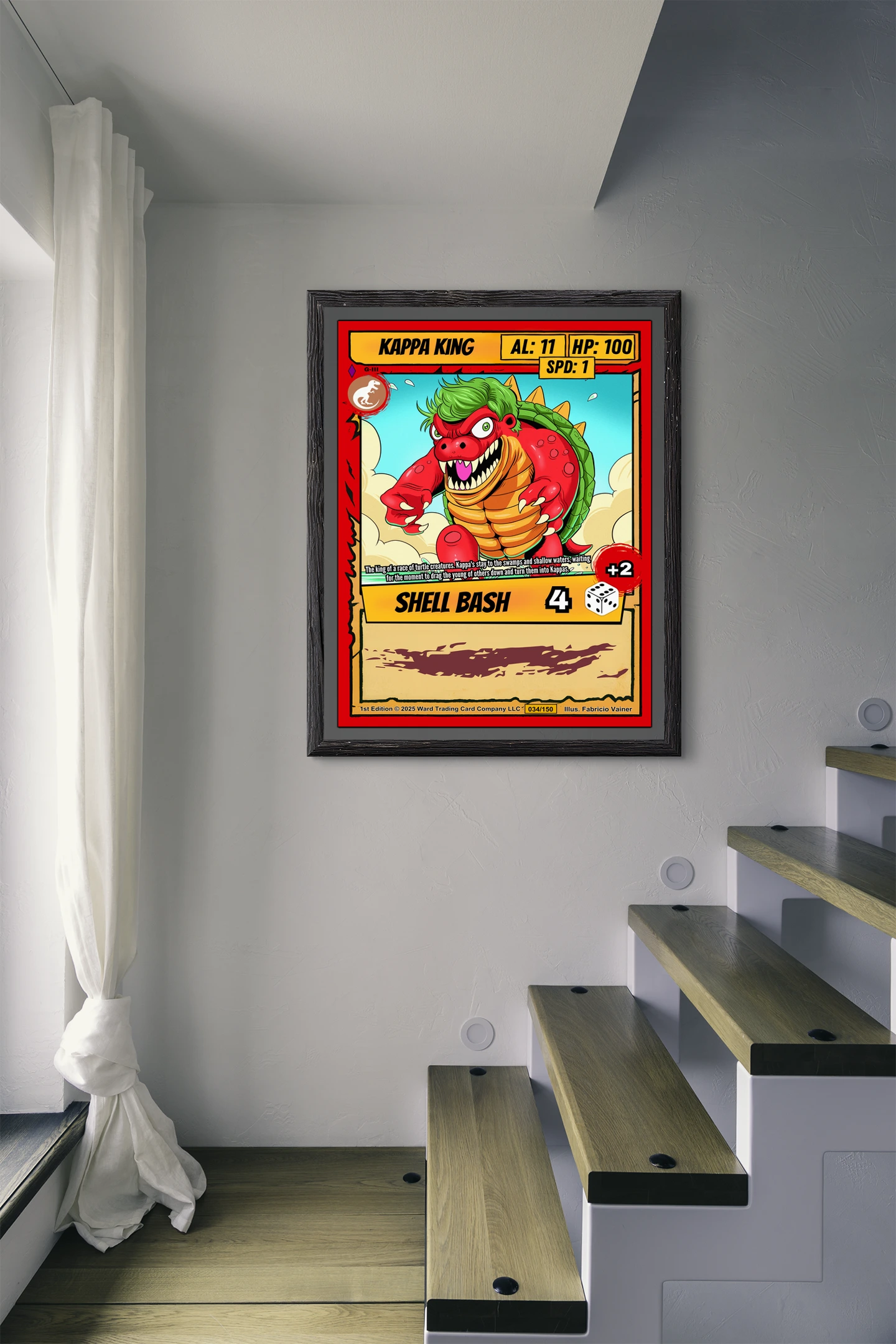 Kappa King Fantasy Canvas Print from Ward TCG - Image 3