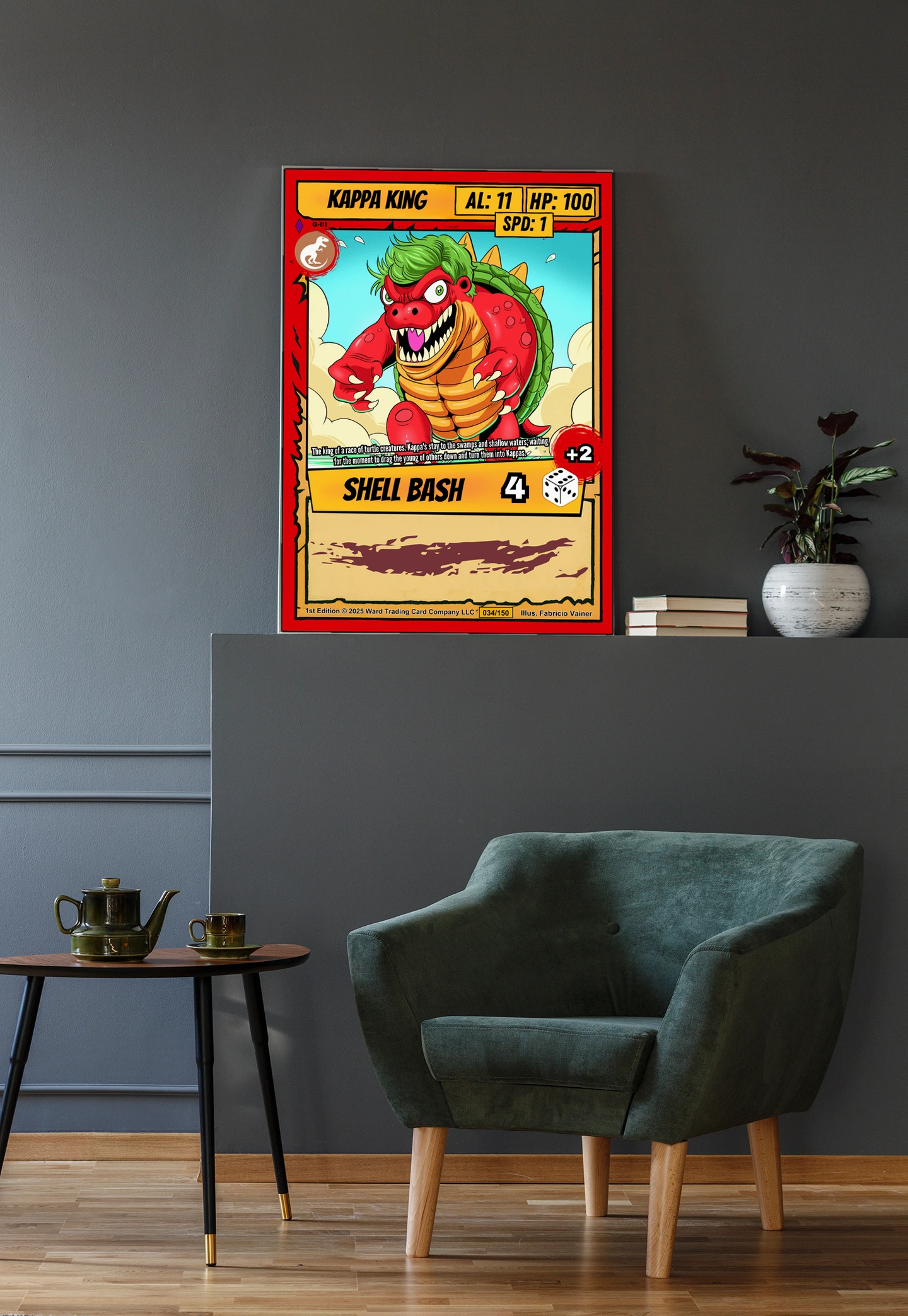 Kappa King Fantasy Canvas Print from Ward TCG