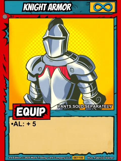 Alternative view of Knight Armor Gallery Archival Print from Ward TCG