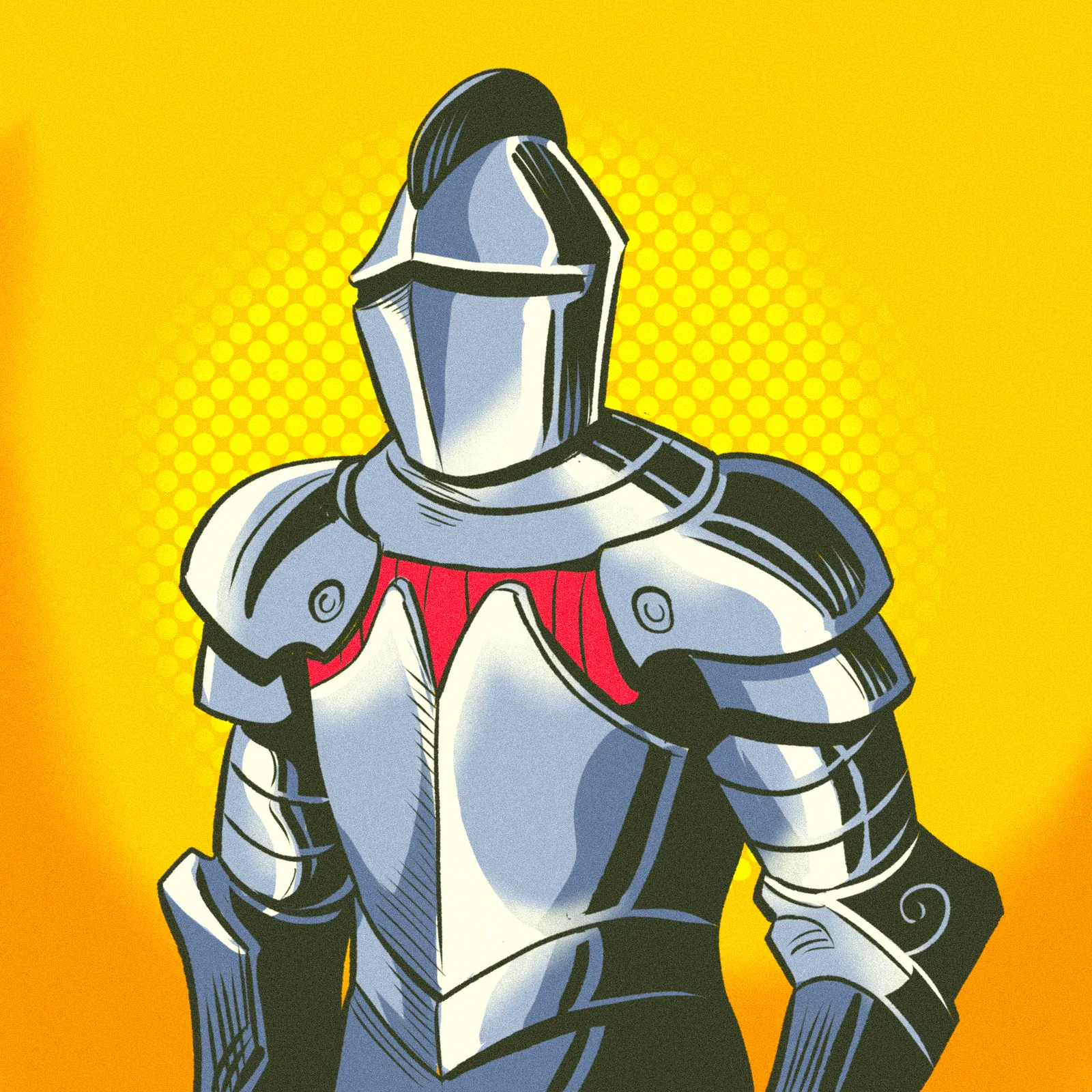 Knight Armor Art Fantasy Canvas Print from Ward TCG - Image 2