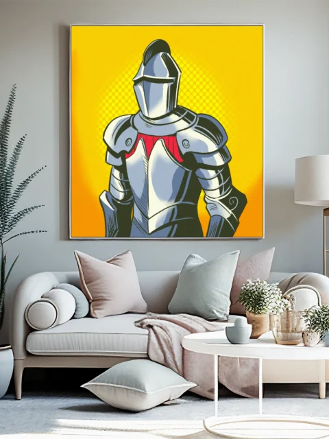 Knight Armor Art Fantasy Canvas Print from Ward TCG