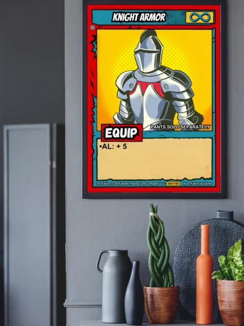 Knight Armor Gallery Archival Print from Ward TCG