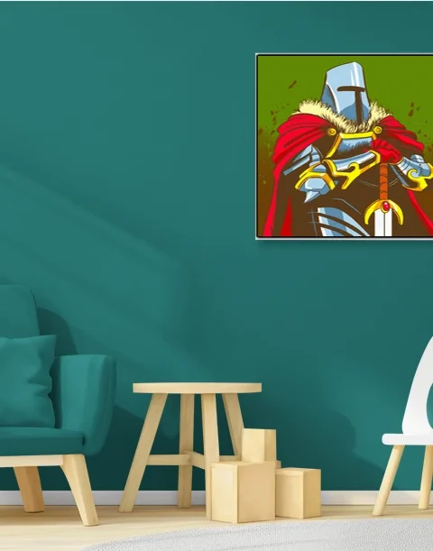 Knight Art Fantasy Canvas Artwork from Ward TCG