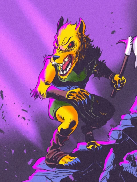 Alternative view of Kobold Art Fine Art Canvas from Ward TCG