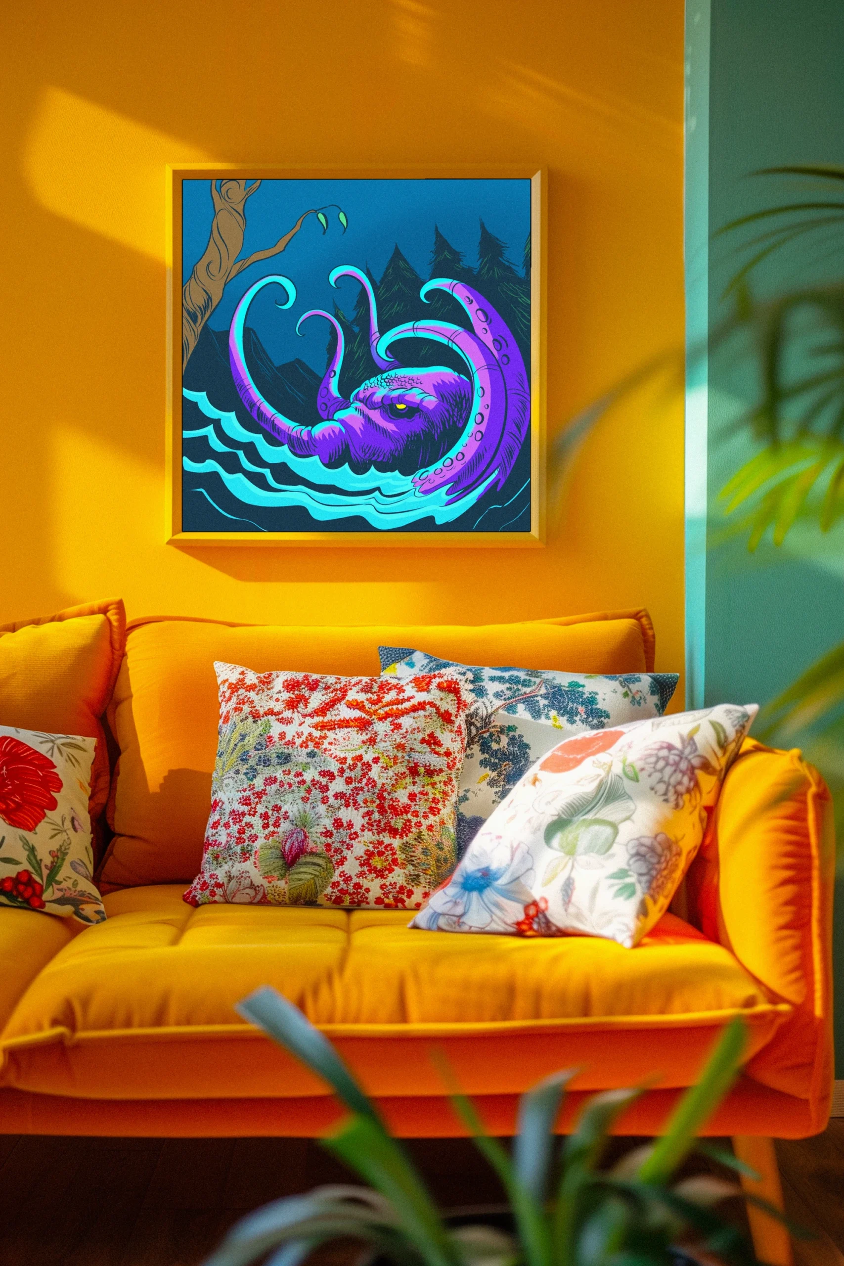 Kraken Art Fantasy Wall Art from Ward TCG