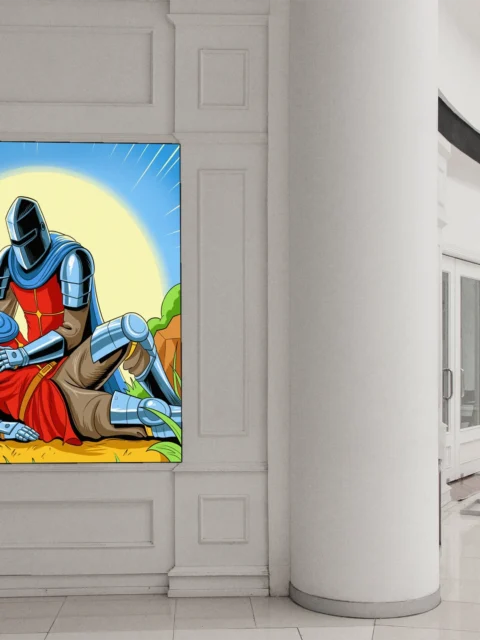 Last Goodbye Art Fantasy Canvas Artwork from Ward TCG