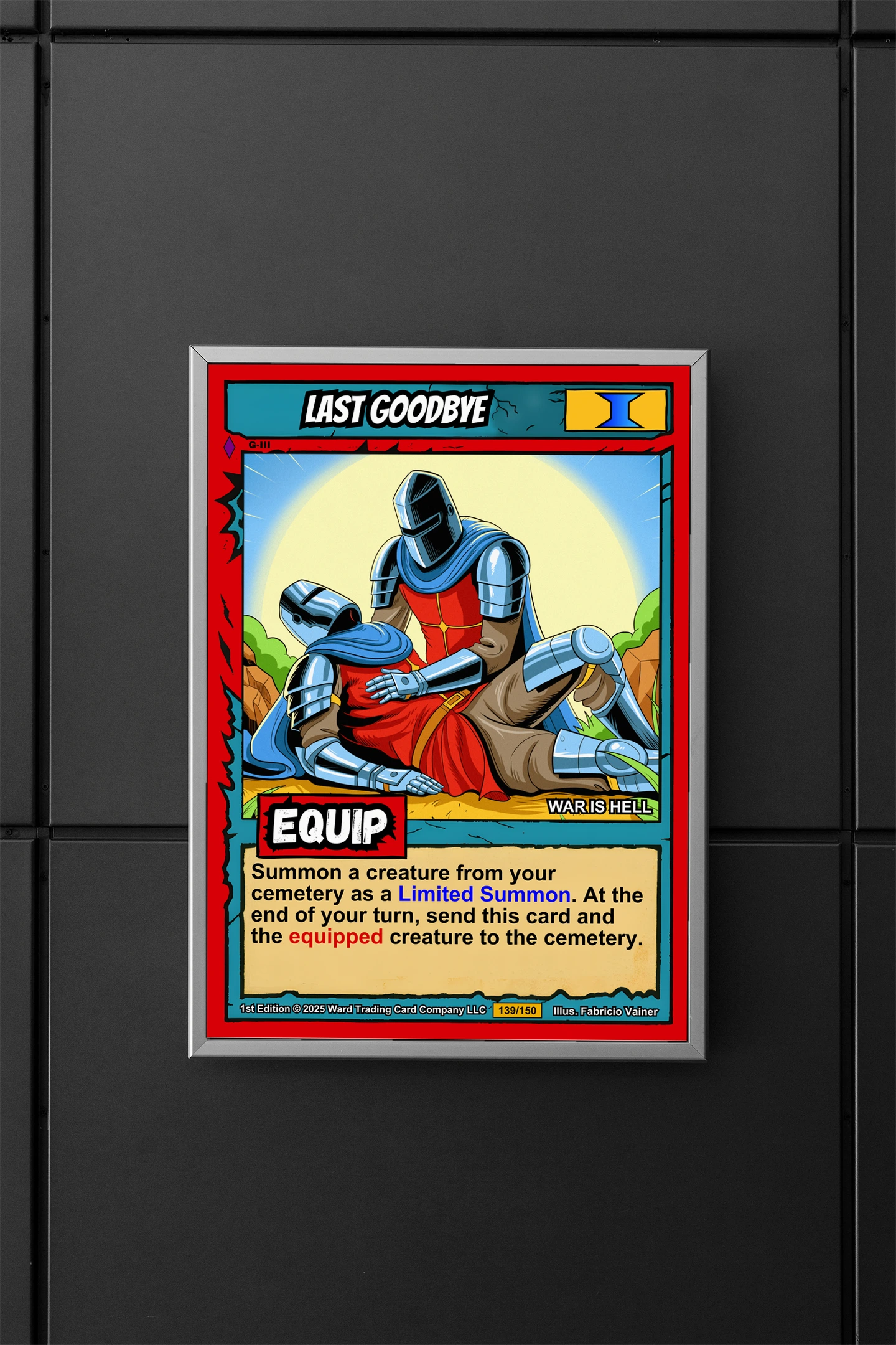 Last Goodbye Fantasy Canvas Artwork from Ward TCG