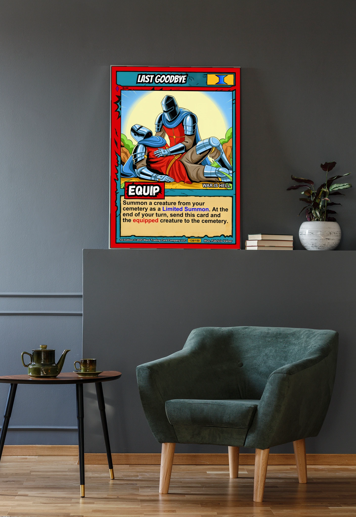 Last Goodbye Fantasy Canvas Artwork from Ward TCG - Image 3