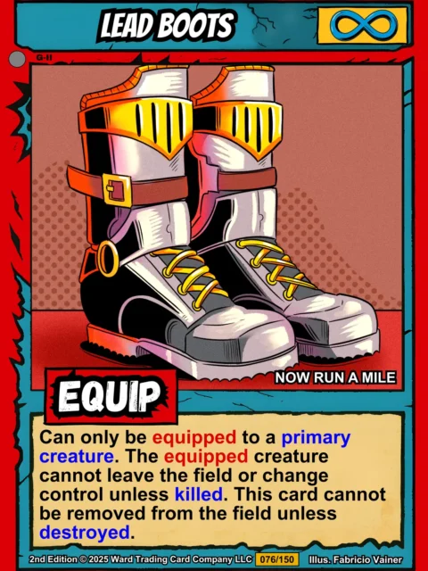 Alternative view of Lead Boots Fantasy Canvas Print from Ward TCG