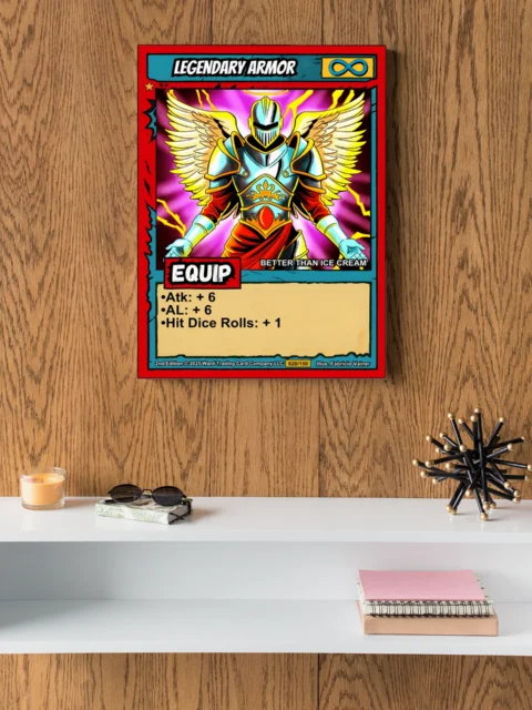 Legendary Armor Fantasy Canvas Artwork from Ward TCG