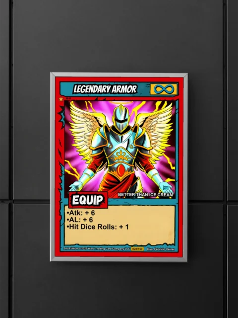 Legendary Armor Fantasy Canvas Artwork from Ward TCG