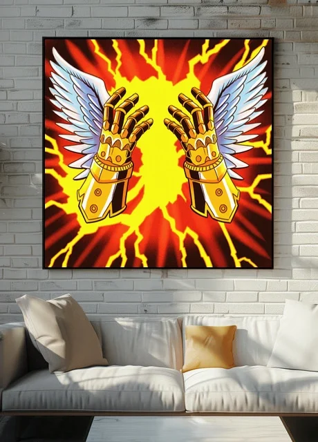 Legendary Gloves Art Fine Art Canvas from Ward TCG