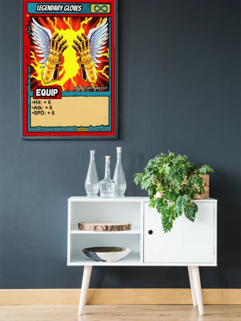 Legendary Gloves Fine Art Canvas from Ward TCG