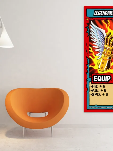 Legendary Gloves Fine Art Canvas from Ward TCG