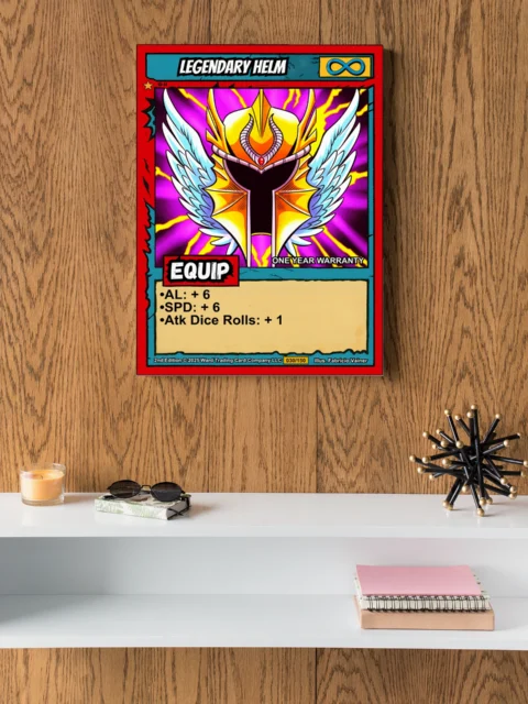 Legendary Helm Fantasy Wall Art from Ward TCG