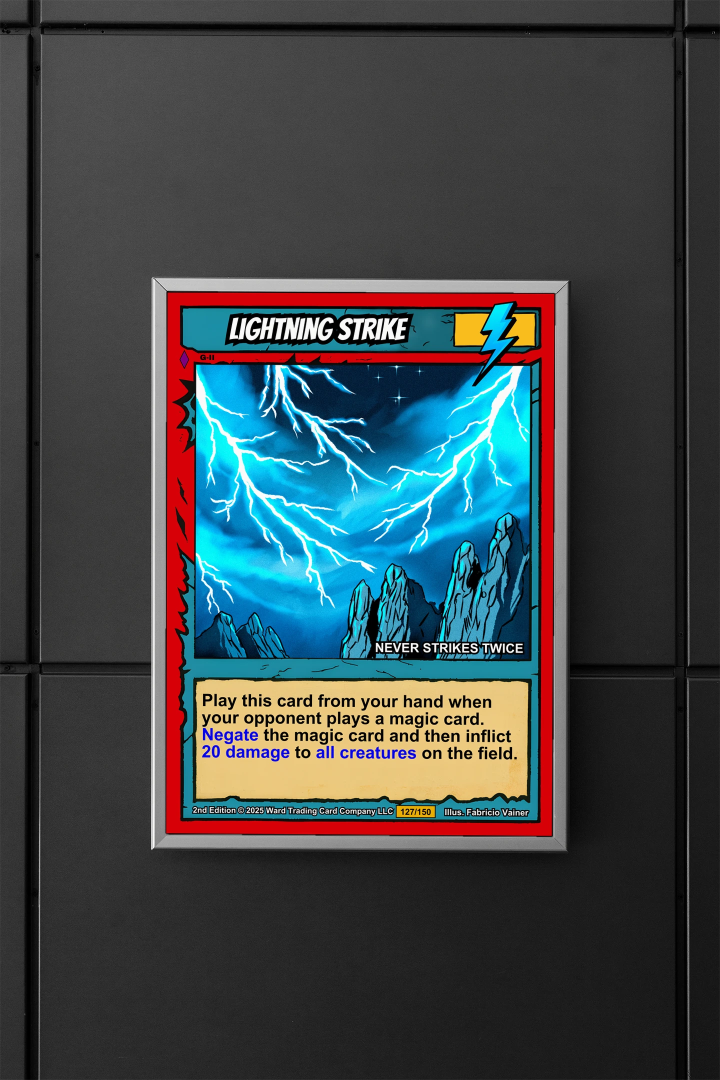 Lightning Strike Fantasy Art Print from Ward TCG