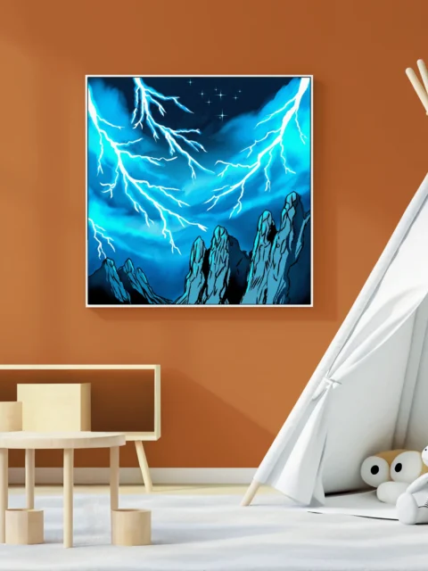 Lightningh Storm2 Art Fantasy Art Print from Ward TCG