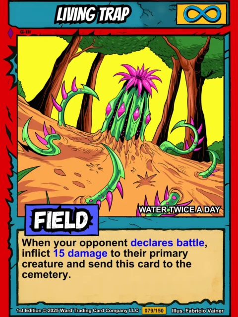 Alternative view of Living Trap Canvas Art Print from Ward TCG