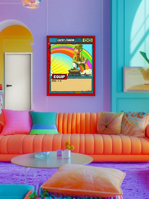 Lucky Charm Fantasy Canvas Artwork from Ward TCG