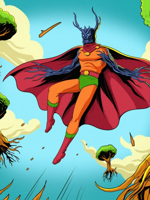 Alternative view of Lumber Art Fantasy Art Print from Ward TCG