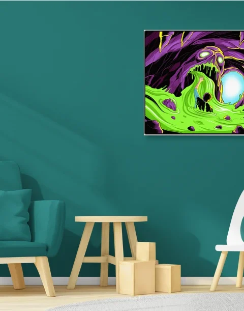 Lurking Smile Art Canvas Wall Art from Ward TCG