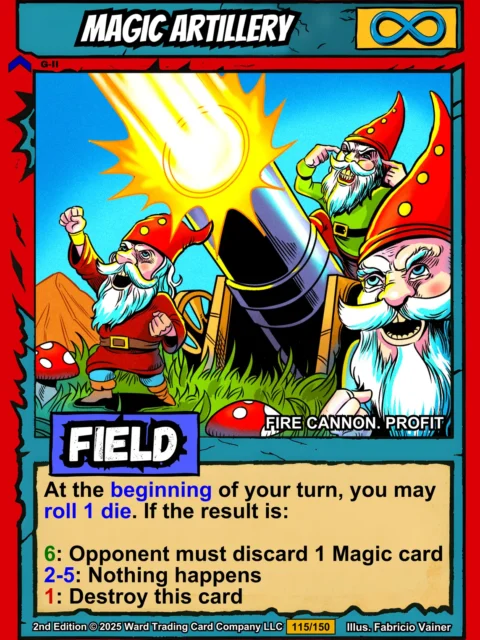 Alternative view of Magic Artillery Canvas Wall Art from Ward TCG