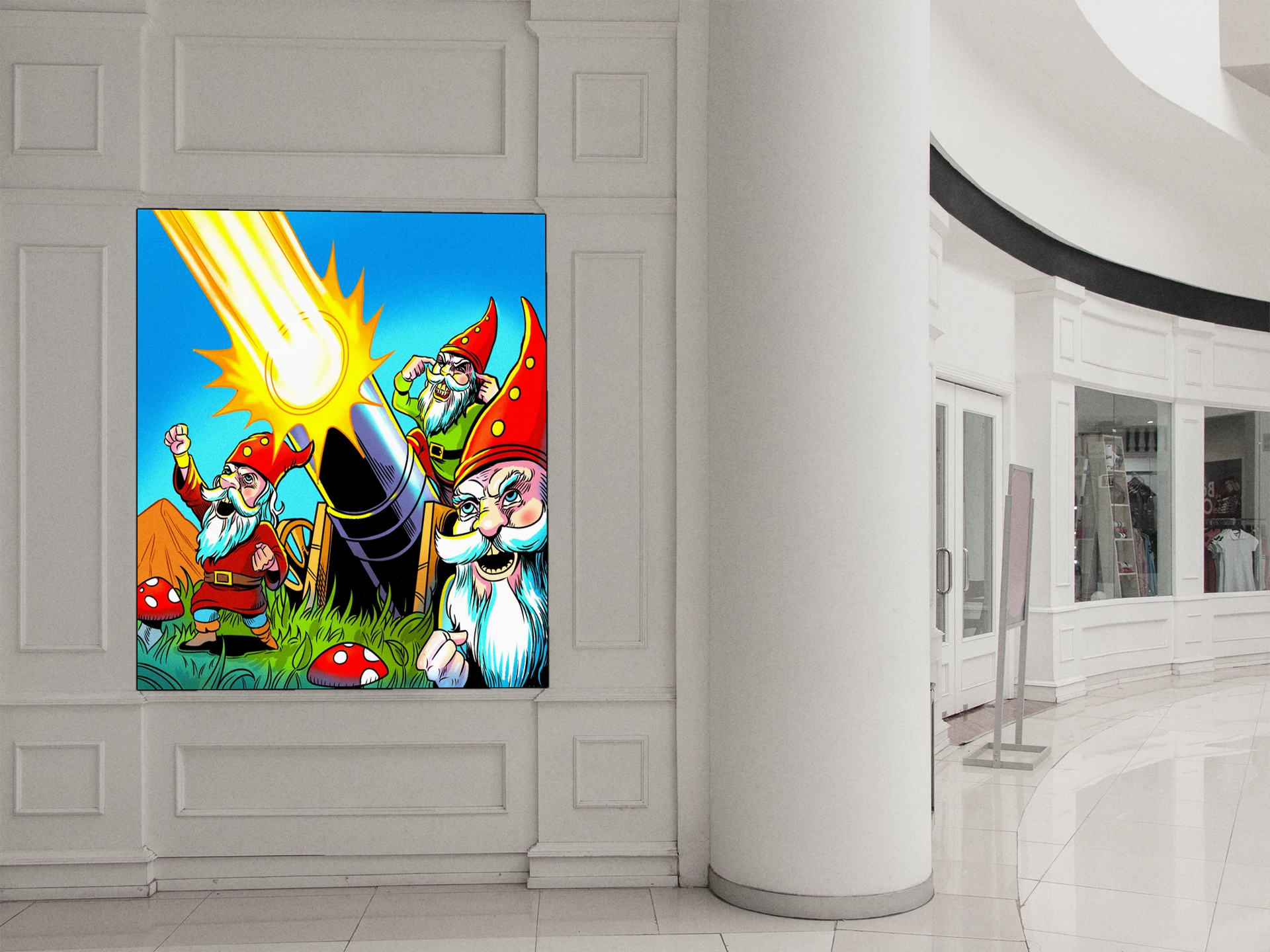 Magic Artillery Art Canvas Wall Art from Ward TCG