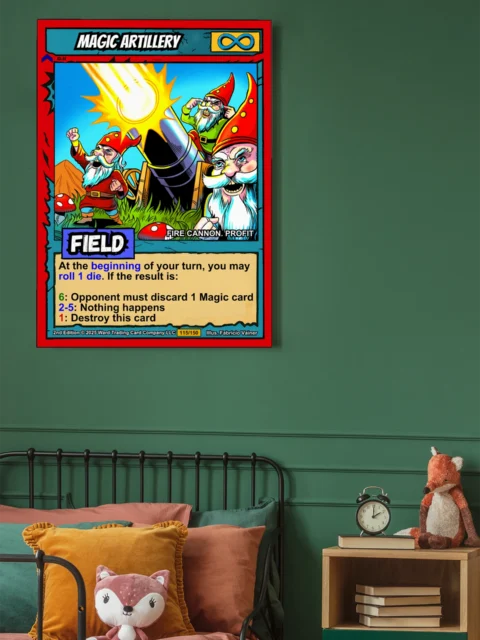 Magic Artillery Canvas Wall Art from Ward TCG