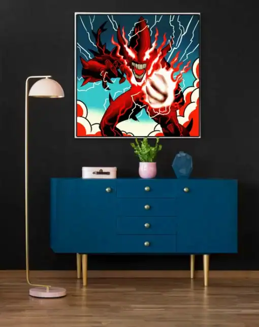 Magic Eater Magic Eater Ward TCG Canvas Print - Fabricio Vainer Art