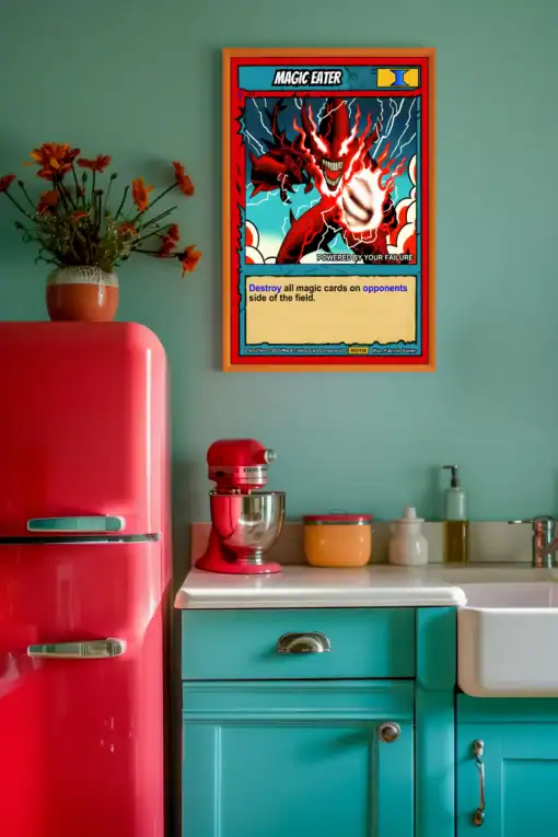 Magic Eater Magic Eater Canvas Print | Ward TCG Fantasy Art