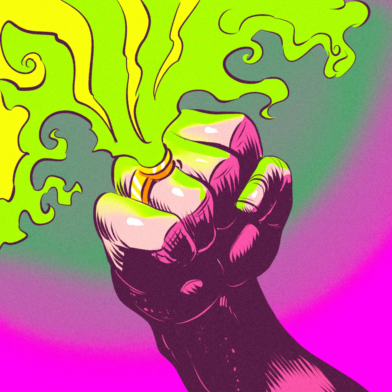 Magic Ring Art Canvas Wall Art from Ward TCG - Image 2