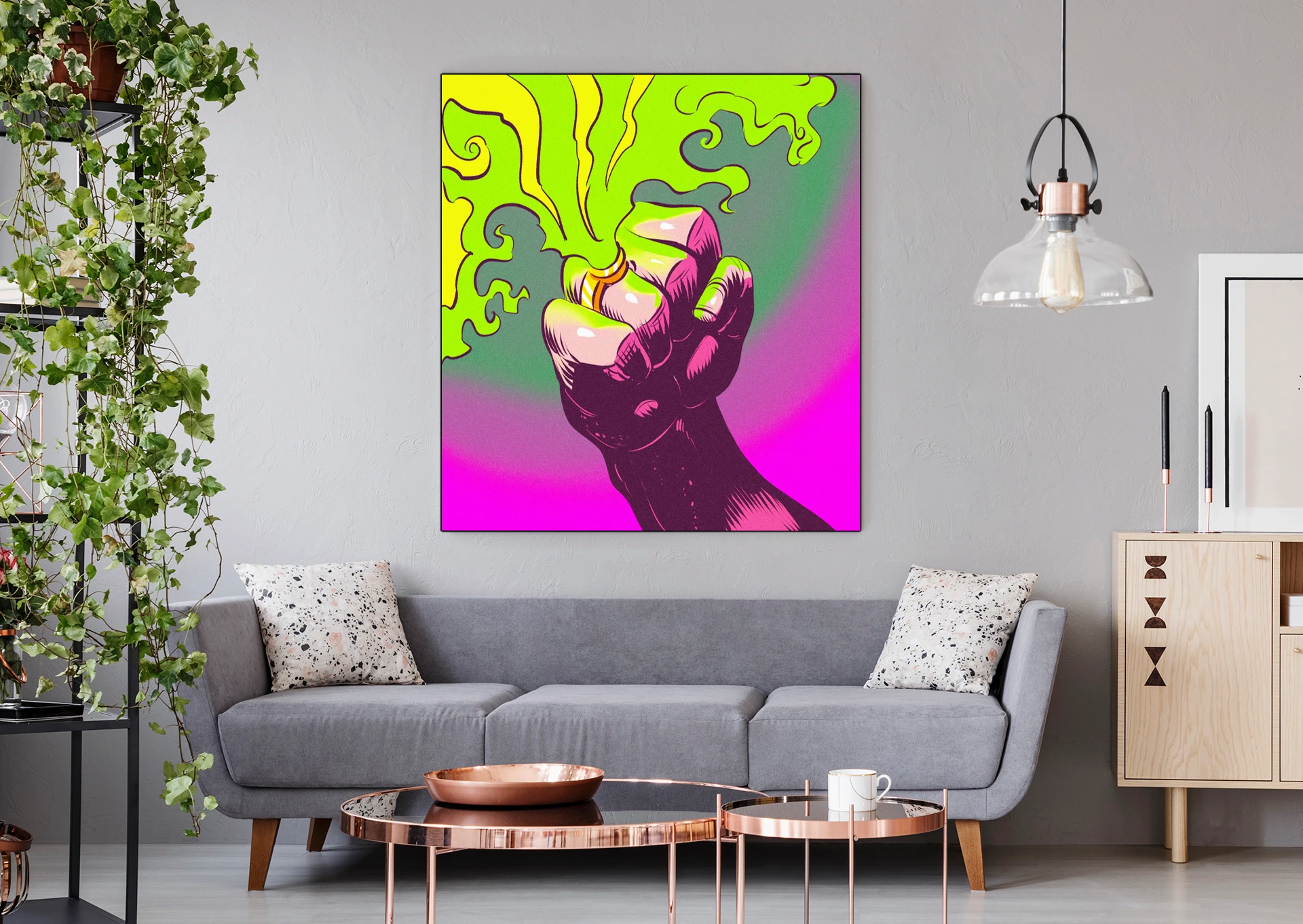 Magic Ring Art Canvas Wall Art from Ward TCG