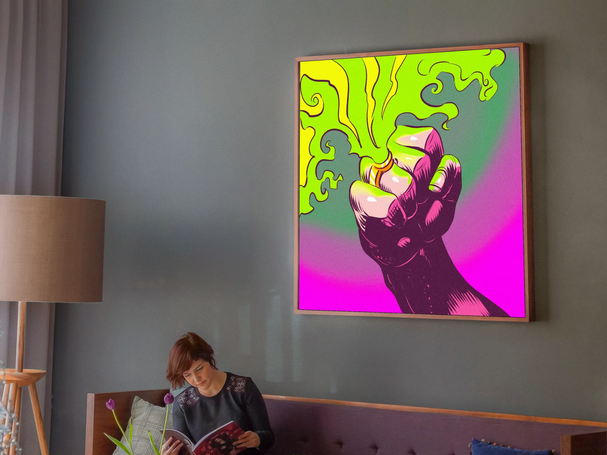 Magic Ring Art Canvas Wall Art from Ward TCG - Image 5