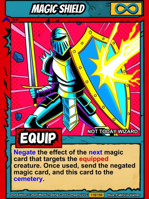 Alternative view of Magic Shield Canvas Print from Ward TCG