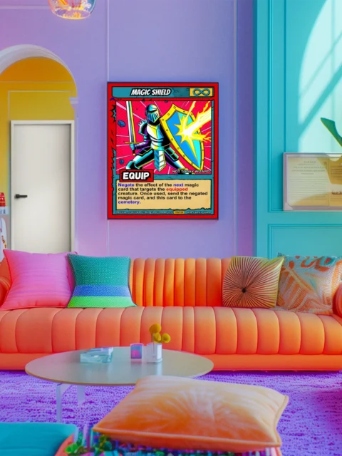 Magic Shield Canvas Print from Ward TCG