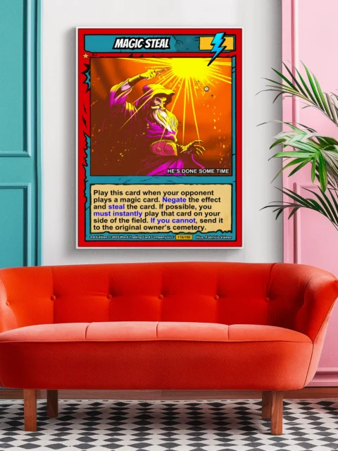 Magic Steal Fine Art Canvas from Ward TCG