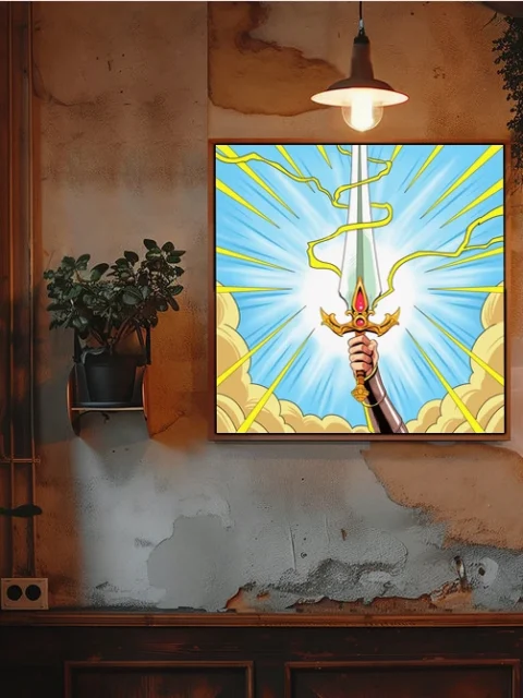 Magic Sword Art Gallery Archival Print from Ward TCG