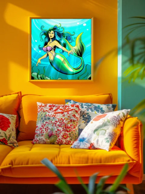 Melody Of The Deep Art Fantasy Wall Art from Ward TCG