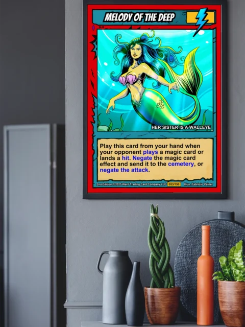 Melody Of The Deep Fantasy Wall Art from Ward TCG