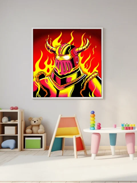 Melt Armor Art Canvas Art Print from Ward TCG