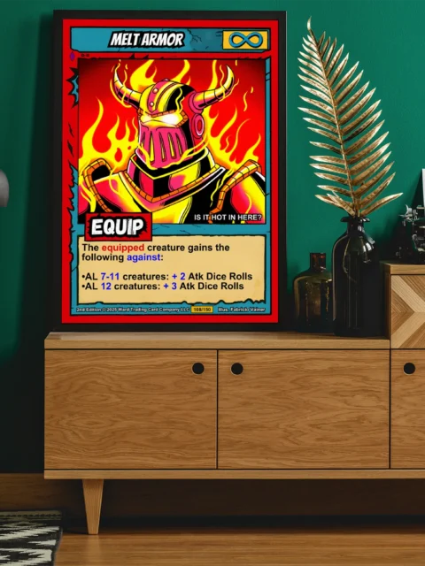 Melt Armor Canvas Art Print from Ward TCG