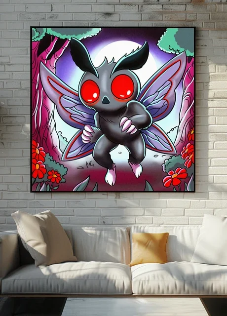 Meta Moth Art Fantasy Art Print from Ward TCG