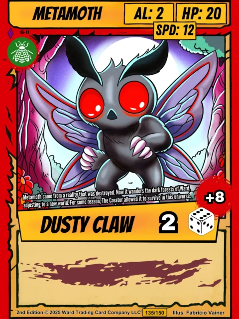 Alternative view of Metamoth Canvas Wall Art from Ward TCG